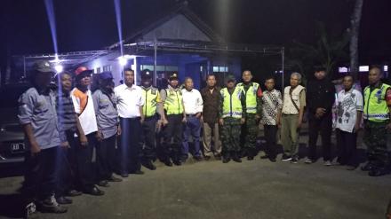 Monitoring Misa Natal dari Kapolsek Pundong